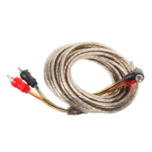 Vaguelly Audio Kabel Rca Zum Lautsprecherkabel Verkabelungssätze Für Autoverstärker Autoradio-stromkabel Car-audio-anschlüsse Kabelanschlüsse Für Autolautsprecher Subwoofer- Kupfer Vaguelly Audio Kabel Rca Zum Lautsprecherkabel Verkabelungssätze Für Autoverstärker Autoradio-stromkabel Car-audio-anschlüsse Kabelanschlüsse Für Autolautsprecher Subwoofer- Kupfer von Vaguelly