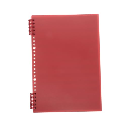 Vaguelly B5 Vintage Red Music Notebook Für Kinder Abtrennbare Lose Blattgitarren Klavier Stave Notebook Musik Notizbuch Manuskriptpapier Notizbuch von Vaguelly