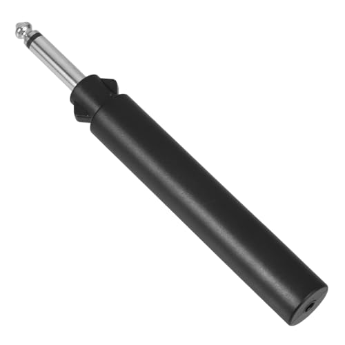 Vaguelly Erhu Abholung Mikrofon-Audiobuchse Adapter für Musikinstrumente Mikrofonanschlussadapter Verstärker-Adapter Audioadapter und -anschlüsse Stereo -Jack -Adapter Abs Black von Vaguelly