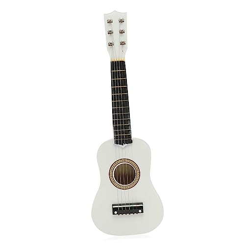 Vaguelly Gitarre Akustische Gitarre Für Einsteiger Anfängergitarre Musikinstrumente -gitarre Mini-gitarrenspielzeug Mini-gitarre Für Aus Junior Musical Weiß Bambus Vaguelly Gitarre Akustische Gitarre Für Einsteiger Anfängergitarre Musikinstrumente -gitarre Mini-gitarrenspielzeug Mini-gitarre Für Aus Junior Musical Weiß Bambus von Vaguelly