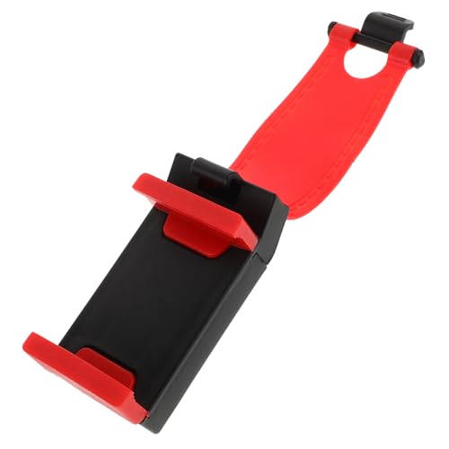 Vaguelly Halterung für Autotelefon Handyhalter am Lenkrad Telefonhalter Lenkrad telefonhalterung am lenkrad Telefonhalter für Einkaufswagen Plastik rot von Vaguelly
