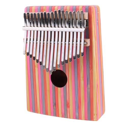 Vaguelly Klavier Kalimba Tasten aus Akazienholz Tragbares Musikinstrument für Anfänger Vollständigem Zubehörset Leicht und Langlebig für Musikliebhaber Überall von Vaguelly
