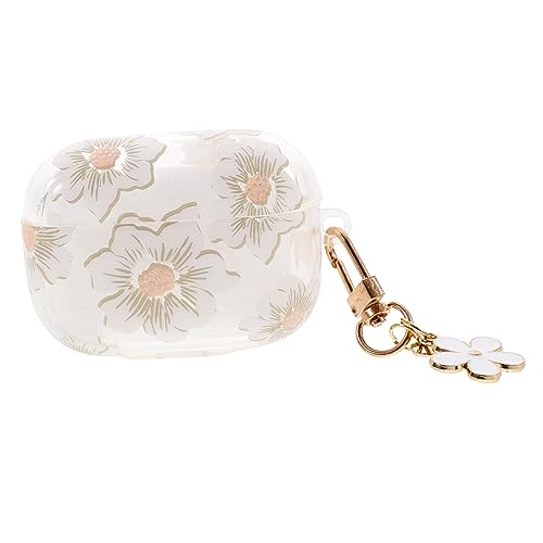 Vaguelly Kopfhörer Fall kopfhörer aufbewahrung kopfhörer bezug Blumenmuster Kopfhörer Case Kopfhörer-TPU-Hülle Kopfhörer-Zubehör Kopfhörer versorgung Schutzhülle für Ohrstöpsel von Vaguelly