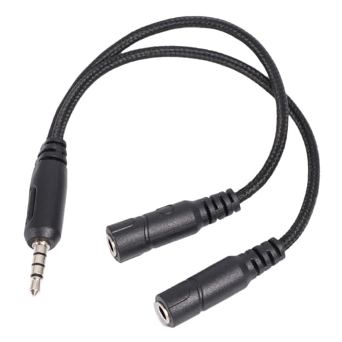 Vaguelly Kopfhörer Mikrofon Audio Splitter Kabel für PC Y Splitter Adapter mit Separatem für Headset Mikrofon für Gaming Mobile Nutzung Vaguelly Kopfhörer Mikrofon Audio Splitter Kabel für PC Y Splitter Adapter mit Separatem für Headset Mikrofon für Gaming Mobile Nutzung von Vaguelly
