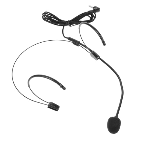 Vaguelly Kopfmarkmikrofon Kopfmikrofon flexibel verkabelt Headset-Mikrofon verdrahtet mit Kabel-Headset Mikrofon verkabelt Klassenzimmermikrofon Lehrermikrofon Kopfhörer Abs Schwarz Vaguelly Kopfmarkmikrofon Kopfmikrofon flexibel verkabelt Headset-Mikrofon verdrahtet mit Kabel-Headset Mikrofon verkabelt Klassenzimmermikrofon Lehrermikrofon Kopfhörer Abs Schwarz von Vaguelly