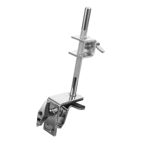 Vaguelly Kuhglocken Montagehalterung Stabiler Clip für Schlagzeug Metallkonstruktion Verstellbar Zubehör für Bassdrum und Musikinstrumente Professionelles Design für Optimale von Vaguelly