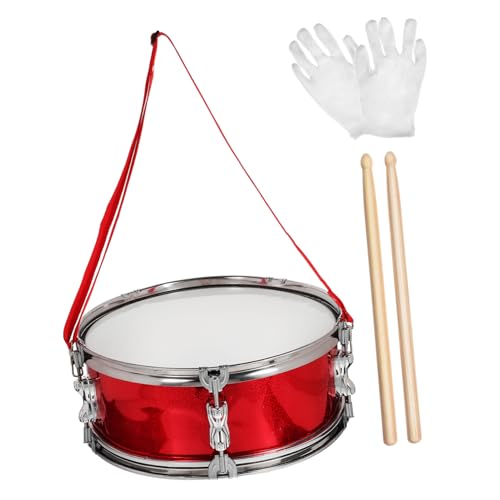 Vaguelly Marschierende Snare Drum Set Für Musikinstrument Mit Drumsticks Gurt Und Handschuhen Für Rhythmische Entwicklung Und Konzentrationsförderung Perfektes von Vaguelly
