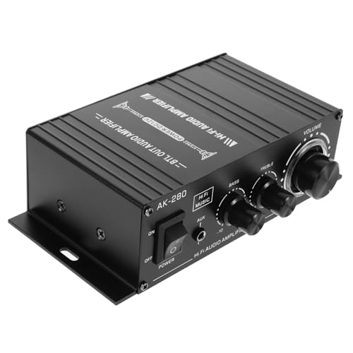 Vaguelly Mini-Leistungsverstärker Verstärker Heim-Audio Heim-Audioverstärker Mini-Verstärker für Lautsprecher Kleiner Verstärker Heim-Audio-Receiver Aluminiumlegierung Black Vaguelly Mini-Leistungsverstärker Verstärker Heim-Audio Heim-Audioverstärker Mini-Verstärker für Lautsprecher Kleiner Verstärker Heim-Audio-Receiver Aluminiumlegierung Black von Vaguelly