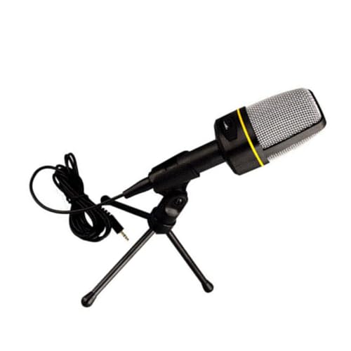 Vaguelly Retro Mikrofon für Desktop Mikrofon mit Stativ für Karaoke Gesang Musikaufnahme und Audio Chat Hohe Klangqualität und Kompatibilität mit Laptops und Pcs Vaguelly Retro Mikrofon für Desktop Mikrofon mit Stativ für Karaoke Gesang Musikaufnahme und Audio Chat Hohe Klangqualität und Kompatibilität mit Laptops und Pcs von Vaguelly