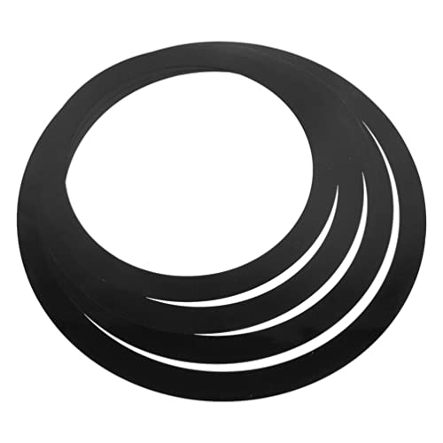 Vaguelly Drum Set Dämpfer Kit 4 Pack Drum Mute Elastische Gürtel Lärm Reduzierung Für Trommel Praxis von Vaguelly