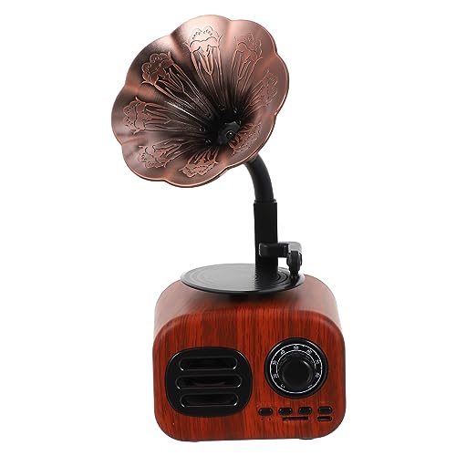 Vaguelly Wiederaufladbarer Retro Lautsprecher mit Kartensteckplatz Tragbarer Player im Eleganten Holzdesign für Musikliebhaber Gemütliche Abende Vaguelly Wiederaufladbarer Retro Lautsprecher mit Kartensteckplatz Tragbarer Player im Eleganten Holzdesign für Musikliebhaber Gemütliche Abende von Vaguelly