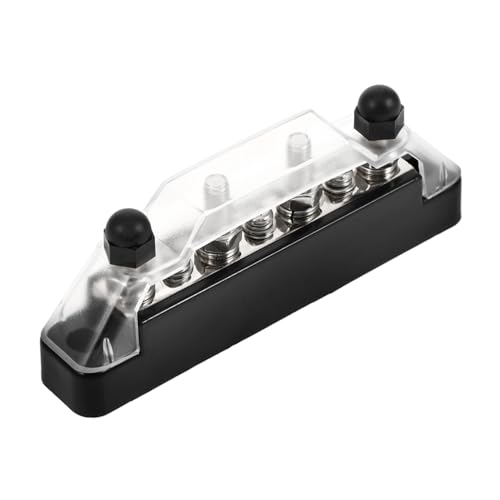 Vaguelly Zubehör Für Den Umbau Von Wohnmobilen Wohnung Boot Marine-verteilerblock Stromanschlussblock Auto Stromverteilerblock Mehrere Zucht Autos Sammelschiene Sicherungsblock Kupfer Black von Vaguelly