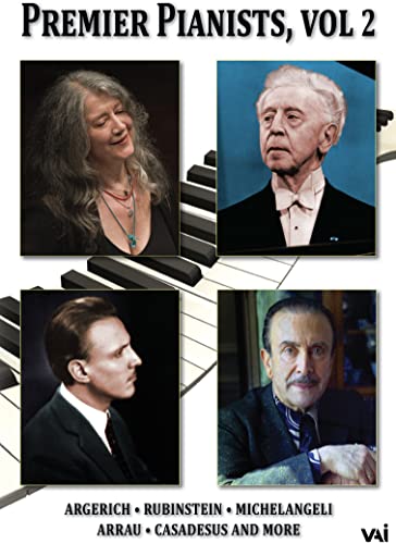 Various Composers - Premier Pianists Vol.2 - Rubenstein/Argerich/Arrau [DVD] von Vai