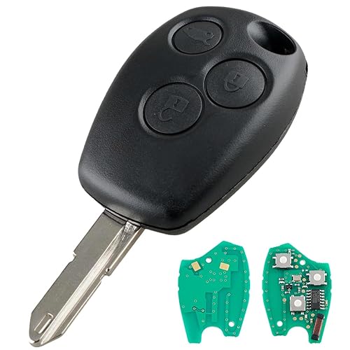 433 MHz 3 Tasten Auto-Fernbedienungen Schlüssel für Clio Modus Vivaro Trafic Movano Primastar mit PCF7946 Chip NE73 Klinge von Vailikey