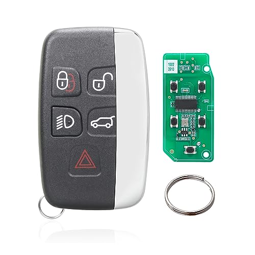 5 Tasten Smart Autoschlüssel-Fernbedienung für Land Rover Discovery 2009-2015(433mhz PCF7945 Chip KOBJTF10A) von Vailikey