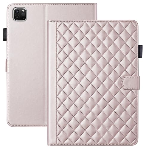 Vaitasy Hülle für iPad Air 11 2025/2024 iPad Pro 11 2021/2020 Business PU Leder Tablet Schutzhülle für iPad Air 5/4 10.9" 2022/2020 mit Kartensteckplatz Ständer Roségold von Vaitasy