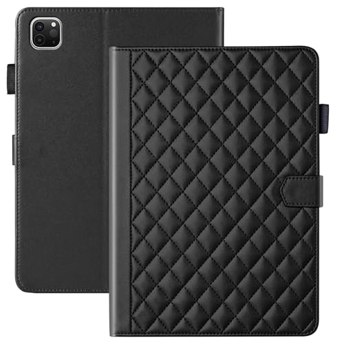 Vaitasy Hülle für iPad Air 11 2025/2024 iPad Pro 11 2021/2020 Business PU Leder Tablet Schutzhülle für iPad Air 5/4 10.9" 2022/2020 mit Kartensteckplatz Ständer Schwarz von Vaitasy