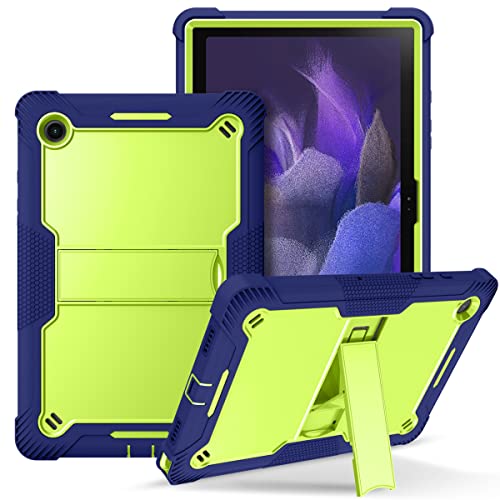 Vakarey Hülle für Samsung Galaxy Tab A8 10,5 Zoll Tablet SM-X200/SM-X205,für Galaxy Tab A8 Kinder Hülle,Blau+Grün von Vakarey