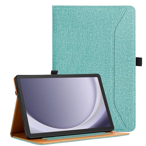 Vakarey Hülle für Samsung Galaxy Tab A9 Plus,Multiangle Support Stand Cover für Samsung Tablet A9 Plus Hülle 11 Zoll 2023,Grün von Vakarey