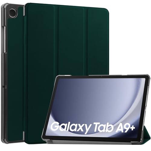 Vakarey für Samsung Galaxy Tab A9 Plus Hülle,für Samsung Tab A9 Plus Hülle 2023 SM-X210/SM-X216,Grün von Vakarey