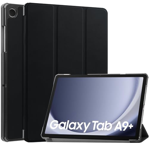 Vakarey für Samsung Galaxy Tab A9 Plus Hülle,für Samsung Tab A9 Plus Hülle 2023 SM-X210/SM-X216,Schwarz von Vakarey