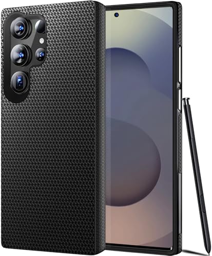 Vaki Handyhülle für Samsung Galaxy S25 Ultra Hülle Stoßfest Bumper Kratzfestigkeit rutschfest Schutzhülle Galaxy S25 Ultra 5G Schwer Silikon Case für Samsung S25 Ultra Cover Tasche (Schwarz) von Vaki