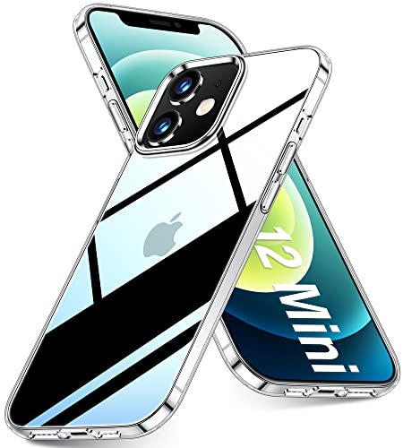 Vakoo für iPhone 12 Mini Hülle, Anti-Gelb Transparent Silikon Handyhülle Schutzhülle - Durchsichtig von Vakoo