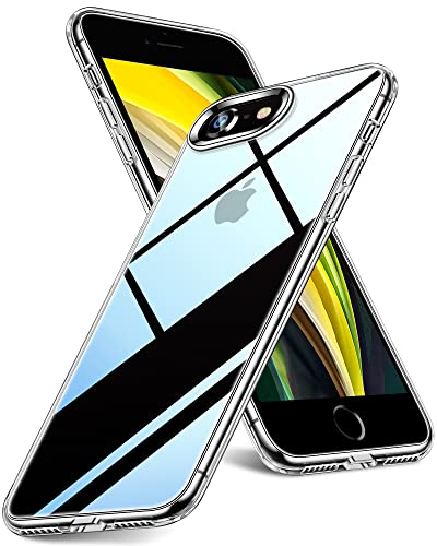 Vakoo für iPhone 8 Hülle, iPhone 7 Hülle, iPhone SE 2020/2022 Hülle, Nie Vergilbung Transparente Handyhülle Schutzhülle - Durchsichtig von Vakoo