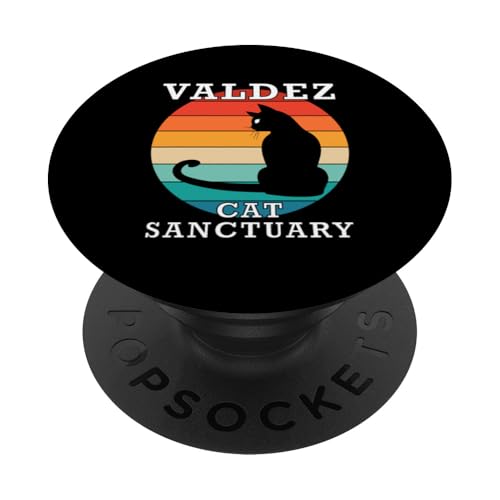 Valdez Cat Sanctuary Group Familientreffen Name PopSockets Klebender PopGrip Valdez Cat Sanctuary Group Familientreffen Name PopSockets Klebender PopGrip von Valdez Matching Family Reunion T Shirt
