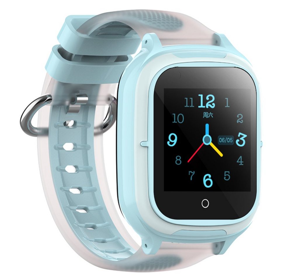 Valdus DF55 Kinder Smartwatch (1,4 Zoll), Display, 700mAh, 4G(FDD+TDD) Unterstützung, Mehrfach-Positions-GPS von Valdus