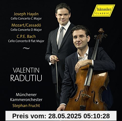 Haydn, Mozart, C. Ph. E. Bach: Cellokonzerte von Valentin Radutiu