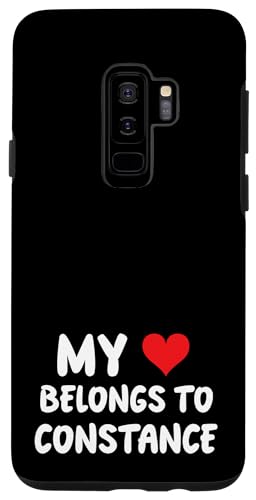 Hülle für Galaxy S9+ Constance - Mein Herz gehört Constance - Liebe von Valentine Anniversary Apparel for Men Women by RJ