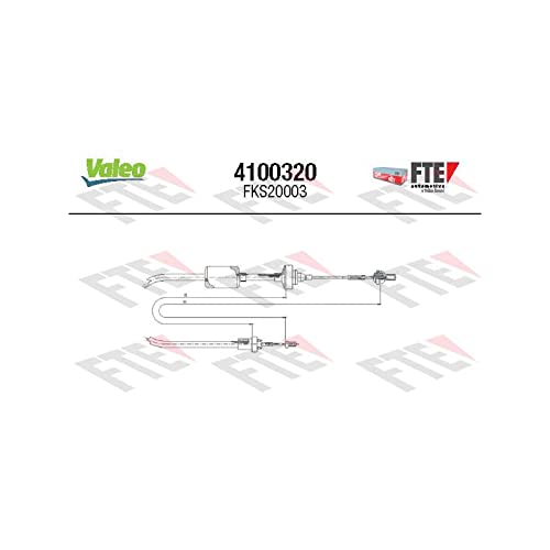 Valeo Seilzug Kupplungsbetätigung Fte Clutch Actuation 4100320 von Valeo