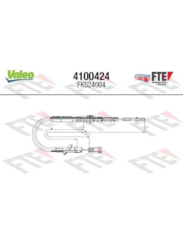 Valeo Seilzug Kupplungsbetätigung Fte Clutch Actuation 4100424 von Valeo