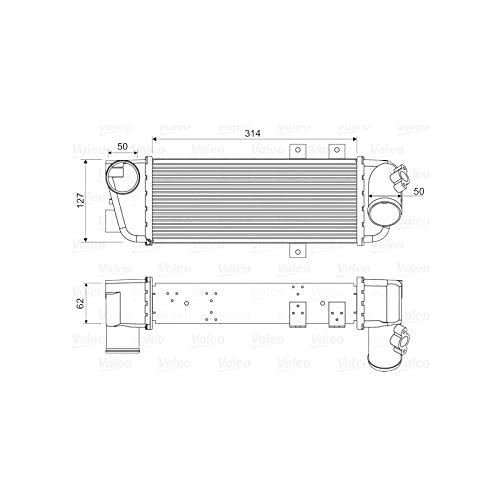 Valeo Turbokühler Ladeluftkühler 818333 von Valeo