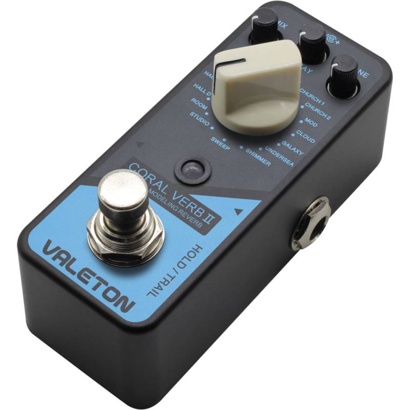Valeton Coral Verb II Mini Effects Pedal with 16 Reverb FX von Valeton