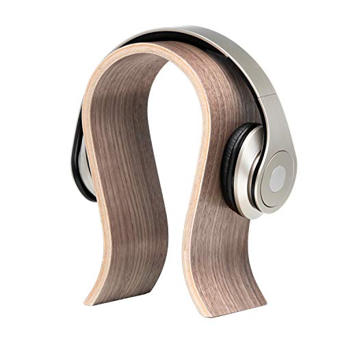 Valiai Kopfhörer Ständer aus Holz, Minimalistisches Stilvolles Detail für Ihren Schreibtisch, Ideale Headset Halterung - Geschenk für Ehemann, Freund von Valiai