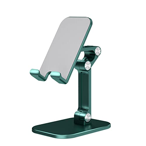 VALINK Desktop Telefonständer, Legierung Einstellbar 120° Drehbarer Smartphone Ständer, Faltbare Handyhalterungen Ständer für Schreibtisch Grün VALINK Desktop Telefonständer, Legierung Einstellbar 120° Drehbarer Smartphone Ständer, Faltbare Handyhalterungen Ständer für Schreibtisch Grün von Valink