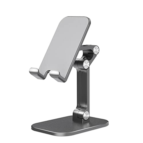 VALINK Desktop Telefonständer, Legierung Einstellbar 120° Drehbarer Smartphone Ständer, Faltbare Handyhalterungen Ständer für Schreibtisch Schwarz VALINK Desktop Telefonständer, Legierung Einstellbar 120° Drehbarer Smartphone Ständer, Faltbare Handyhalterungen Ständer für Schreibtisch Schwarz von Valink