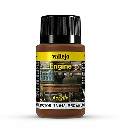 Vallejo (40 ml "Braun Motor Ruß" Verwitterung Effekt Flasche von Vallejo