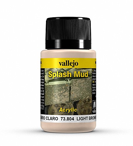 Vallejo (40 ml "LIGHT BRAUN Splash Mud" Verwitterung Effekt Flasche von Vallejo
