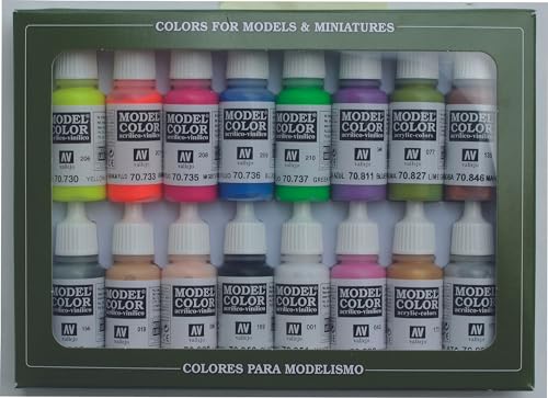 Vallejo (Modell Farbe Kriegsspiel spezielle Farbe Set – farbig sortiert (16 Stück) von Vallejo