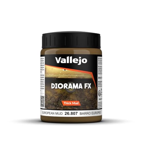 Vallejo Verwitterungseffekte-Farbe, 200 ml European Thick Mud Vallejo Verwitterungseffekte-Farbe, 200 ml European Thick Mud von Vallejo