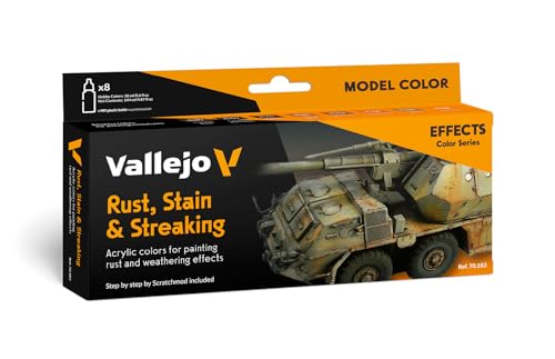 Vallejo 070183 Farbset, Rost & Schmutz, 8x17ml von Vallejo