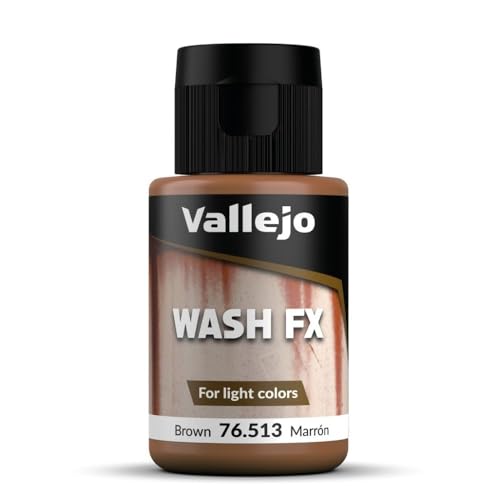 Vallejo 35 ml, Wash-Farbe für Modellbau braun von Vallejo
