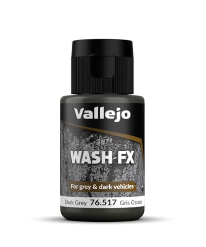 Vallejo 35 ml, Wash-Farbe für Modellbau dunkelgrau von Vallejo