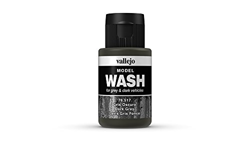 Vallejo 35 ml, Wash-Farbe für Modellbau dunkelgrau von Vallejo