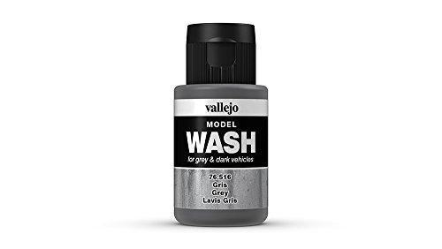 Vallejo 35 ml, Wash-Farbe für Modellbau grau von Vallejo