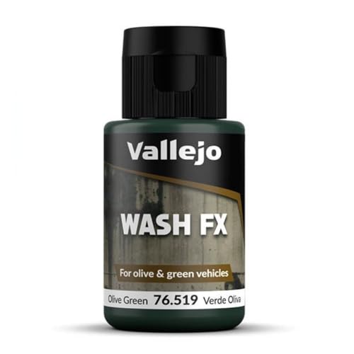 Vallejo 35 ml, Wash-Farbe für Modellbau olivgrün von Vallejo