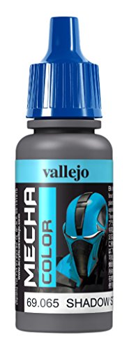 Vallejo AV Mecha Acryl-Farbe für Airbrush, 17 ml Dark Steel von Vallejo